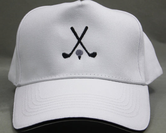 White Branded Customized Baseball Cap