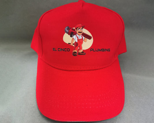 Deep Red Promotional Baseball Cap