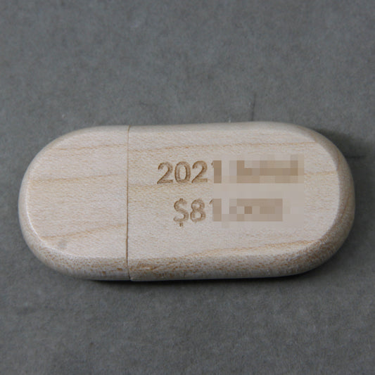 Personalised Printed With Logo Wooden USB sticks