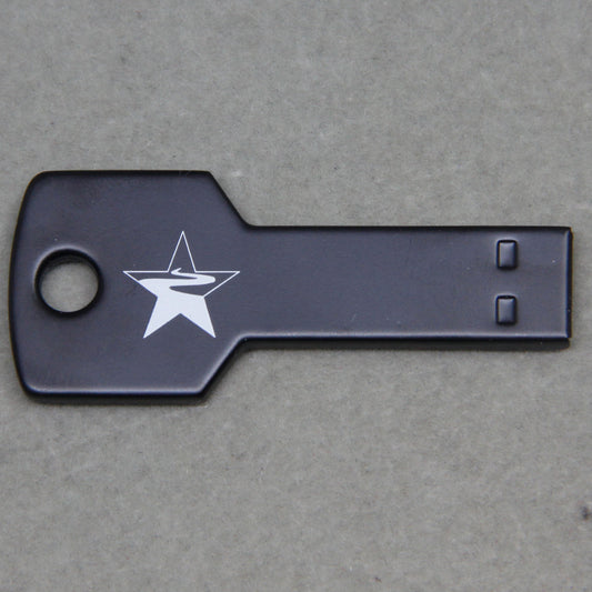 Black Key Customize USB Flash Drive