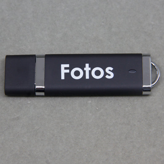 Black Customised Personalized USB Memory Stick