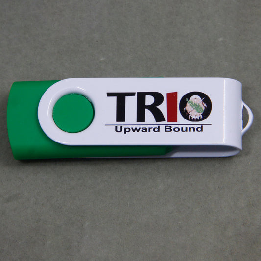 Green Wholesale Engraved USB