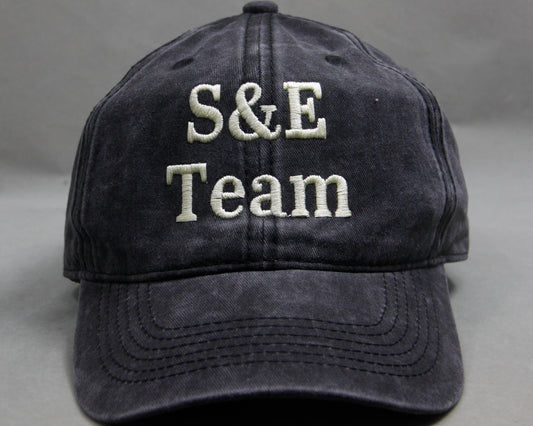 Black Imprinted With Logo Hat