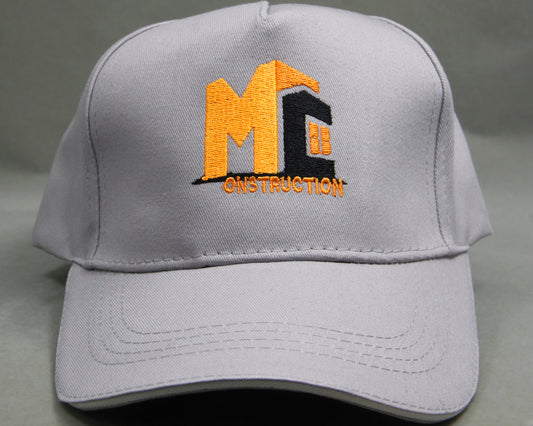 Gray Imprinted Personalized Baseball Cap