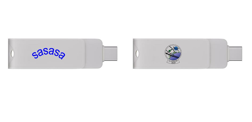 Custom Type C USB Flash Drive Promotional 2 in 1