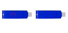 Custom Type C USB Flash Drive Promotional 2 in 1