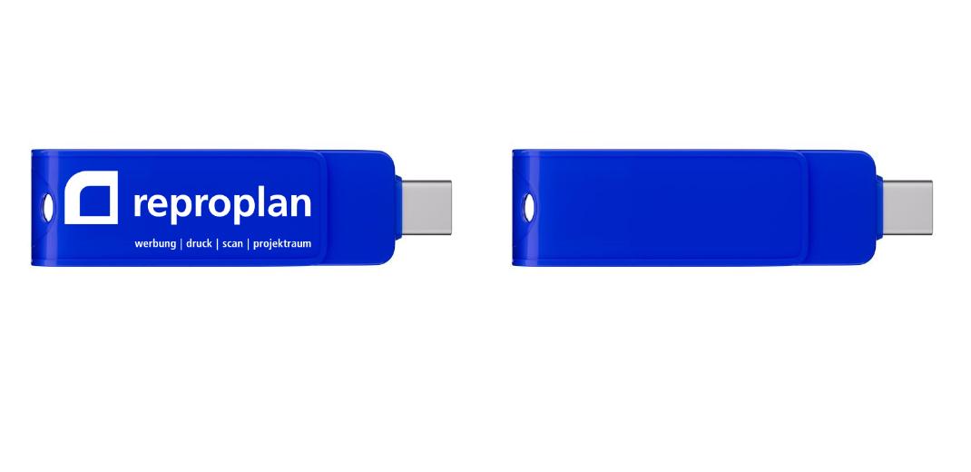 Custom Type C USB Flash Drive Promotional 2 in 1