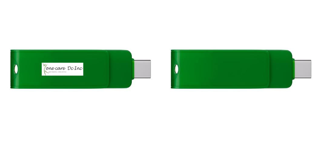 Custom Type C USB Flash Drive Promotional 2 in 1