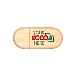 Wood Oval USB