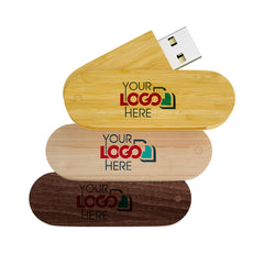 Wood Swivel USB